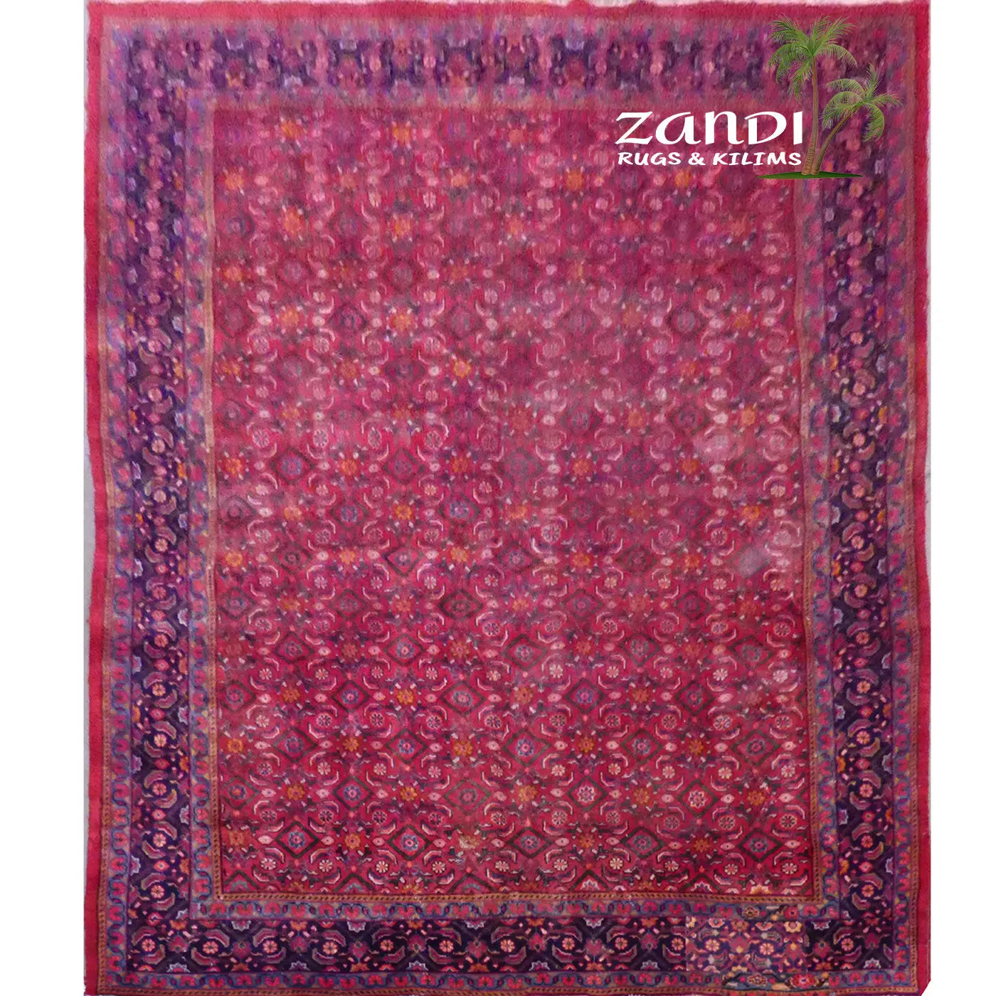 One Of The Kind Persian Tabriz Rug 12'3" x 9'